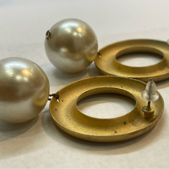 Vintage Earring with gold tone - Picture 5 of 8